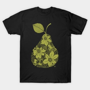 Flower Pear Silhouette T-Shirt